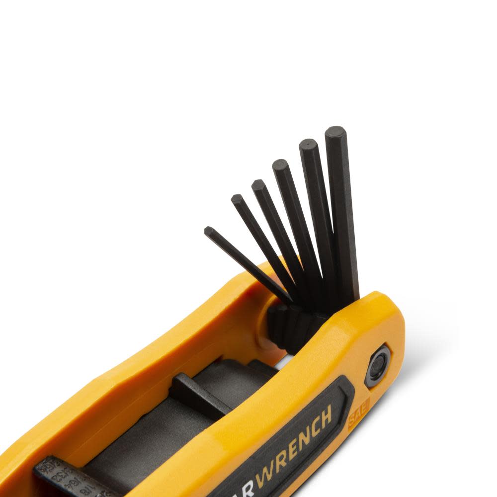 GEARWRENCH Hex Key Set SAE Folding 9pc - Ascmtools