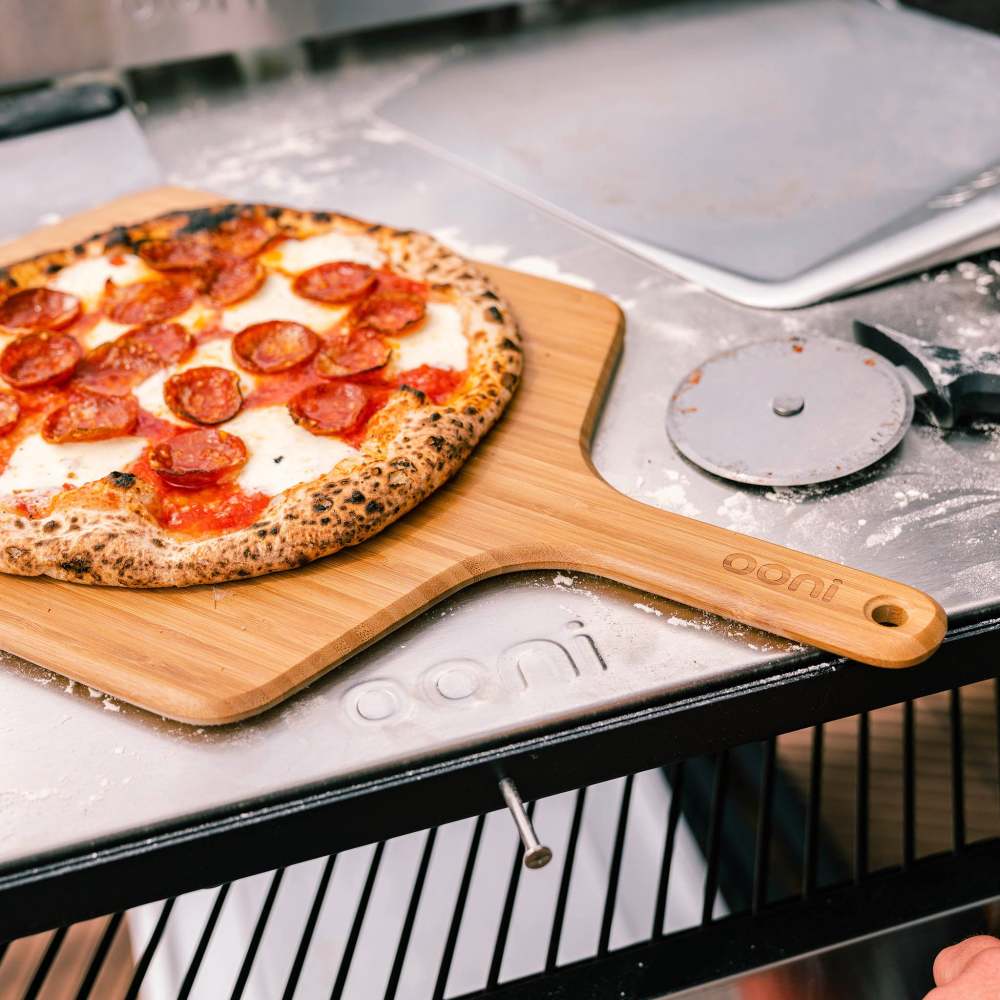 Ooni Pizza Peel & Serving Board 19.9″ x 12″ Bamboo - Ascmtools