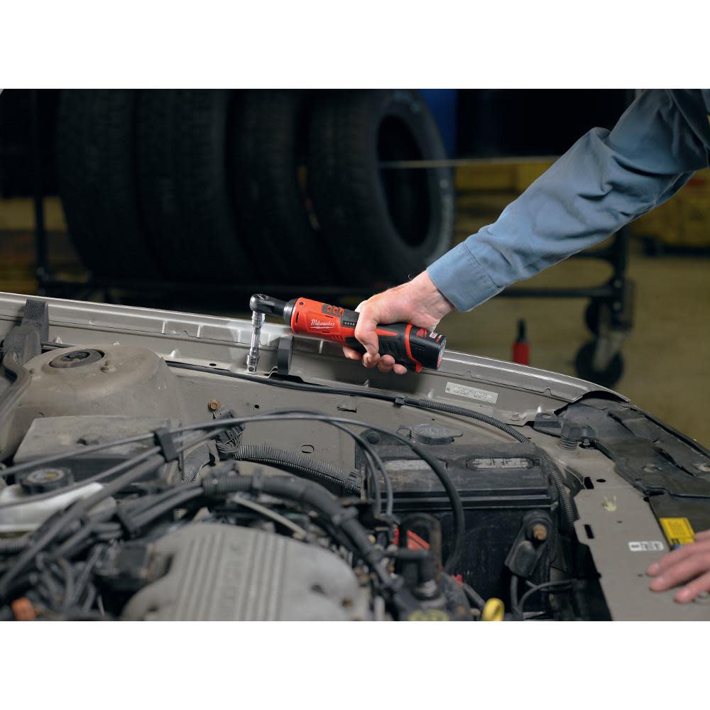 Milwaukee M12 Cordless 3/8 In. Ratchet (Bare Tool) - Ascmtools