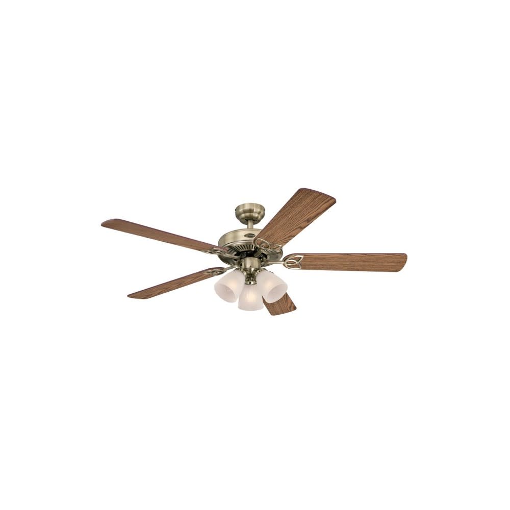 Westinghouse 52″ Vintage Brass Indoor Ceiling Fan - Ascmtools
