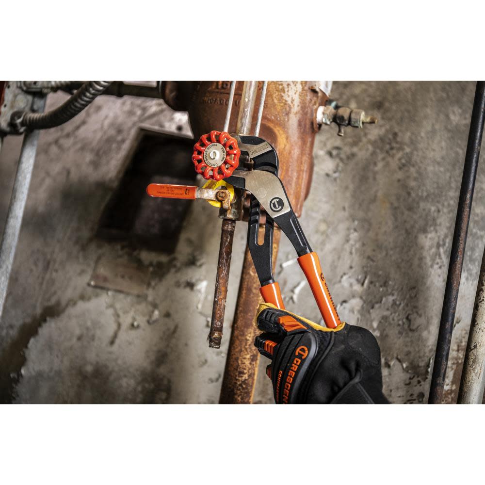 Crescent 12″ Z2 Straight K9 Jaw Tongue and Groove Dipped Pliers - Ascmtools