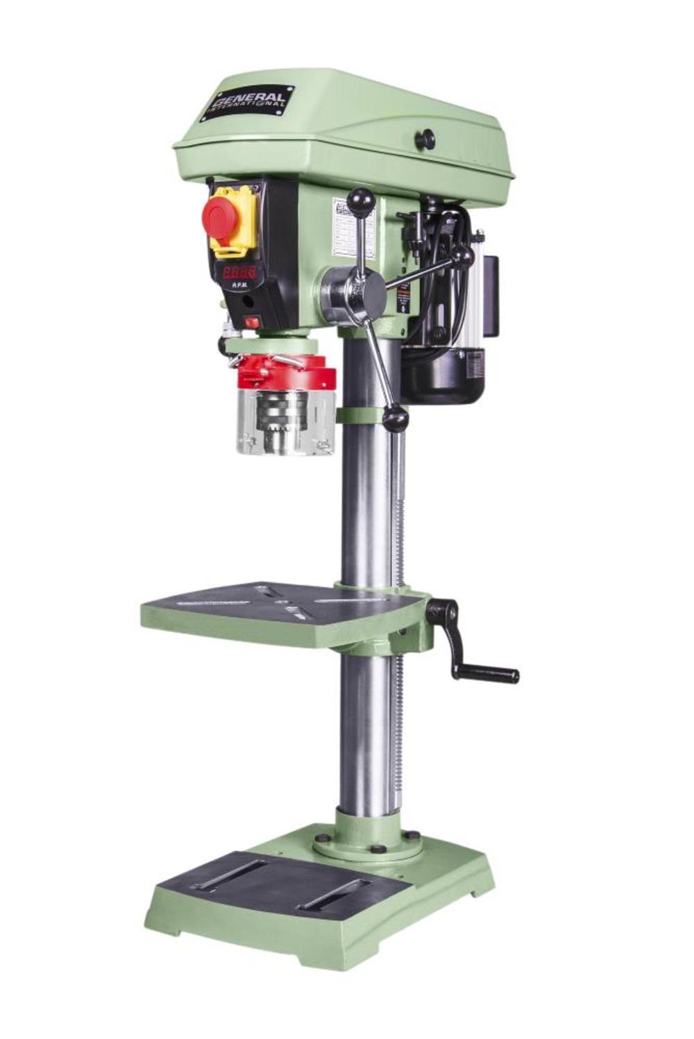 General International 12″ Drill Press Laser Benchtop Variable Speed - Ascmtools