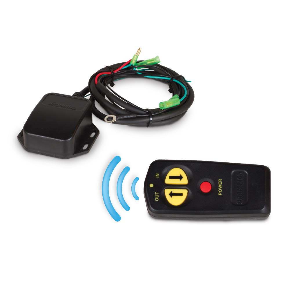 Champion Power Equipment Wireless Winch Remote Control Kit for 5000-lb. or Less ATV/UTV Winches - Ascmtools