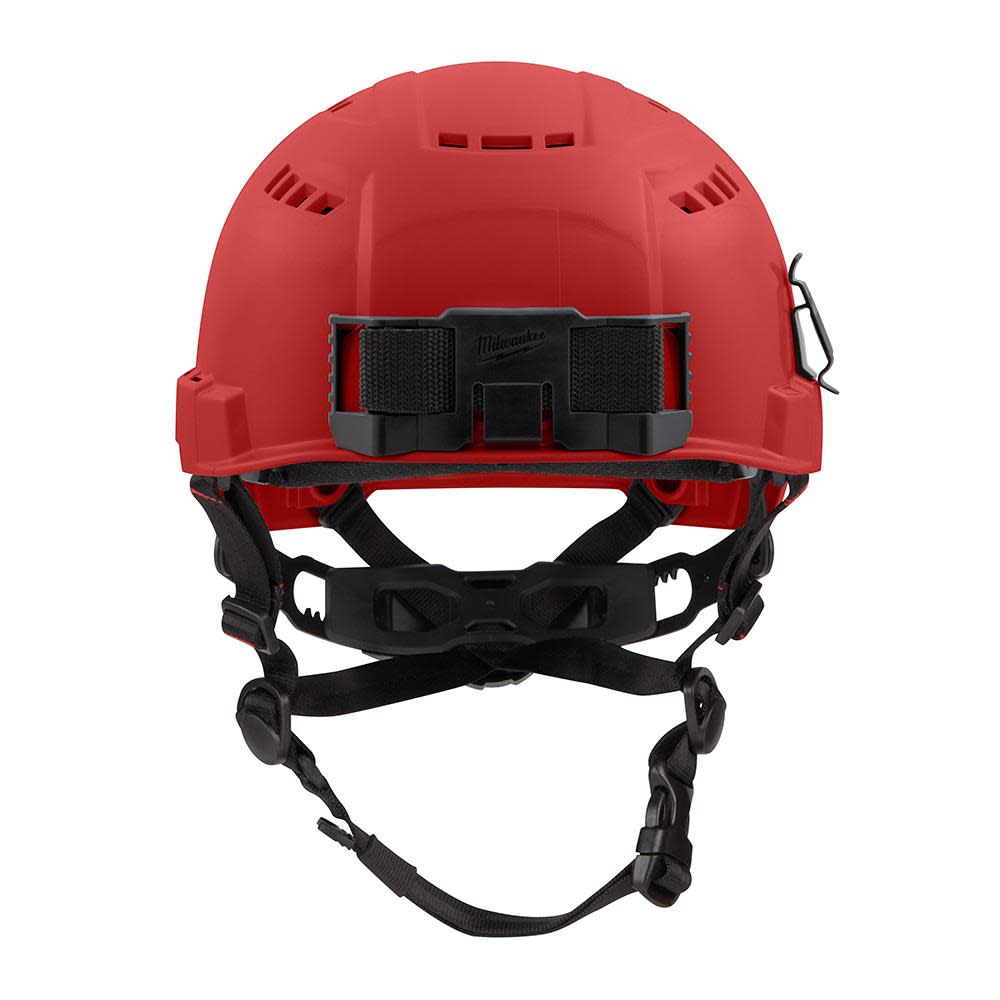 Milwaukee Red Vented Helmet with BOLT Class C - Ascmtools