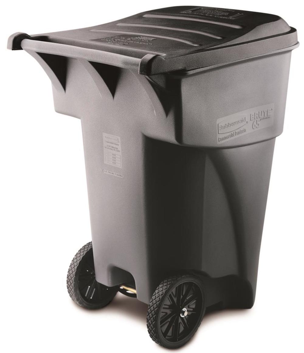 Rubbermaid BRUTE 95 Gallon Roll Out Container - Ascmtools