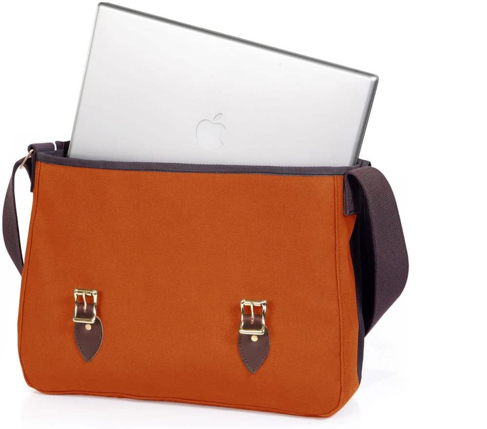 Duluth Pack 17 In. 13 Liter Capacity Orange Laptop Book Bag - Ascmtools