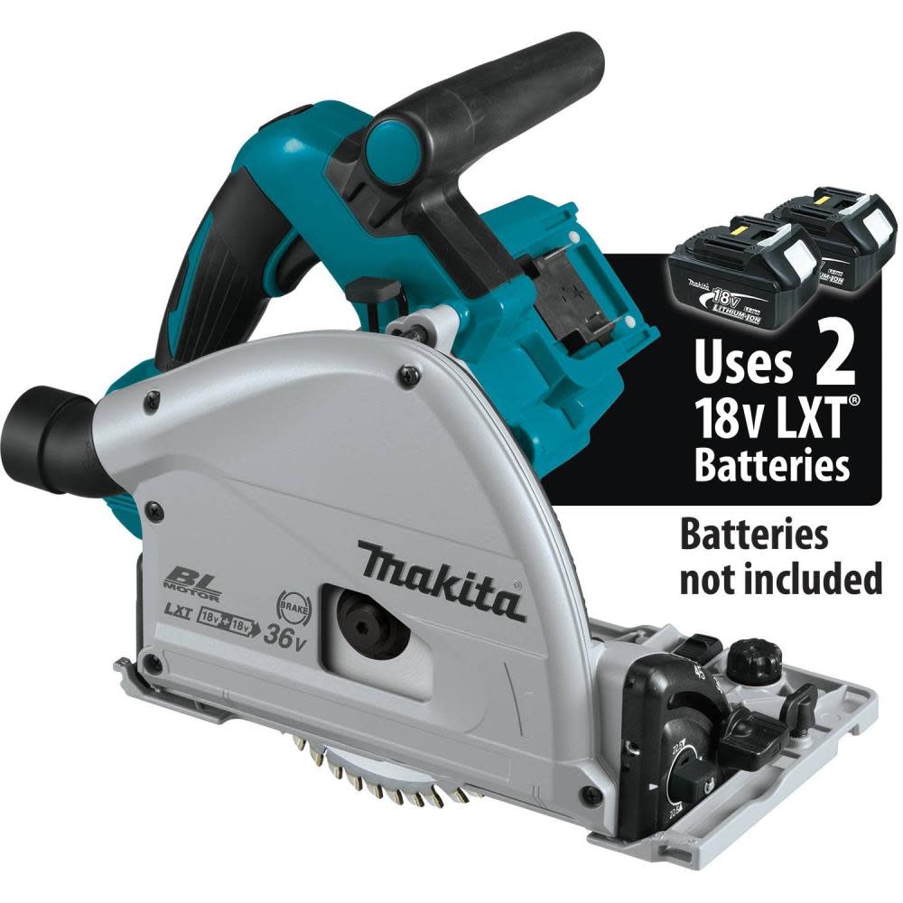 Makita 18V X2 LXT 36V 6 1/2″ Plunge Circular Saw with AWS Bare Tool - Ascmtools
