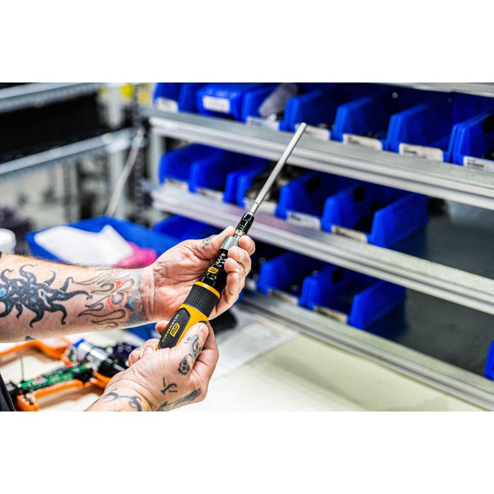 GEARWRENCH 20pc Screwdriver Set 1/4″ Drive Torque 10-50 in/Lbs - Ascmtools