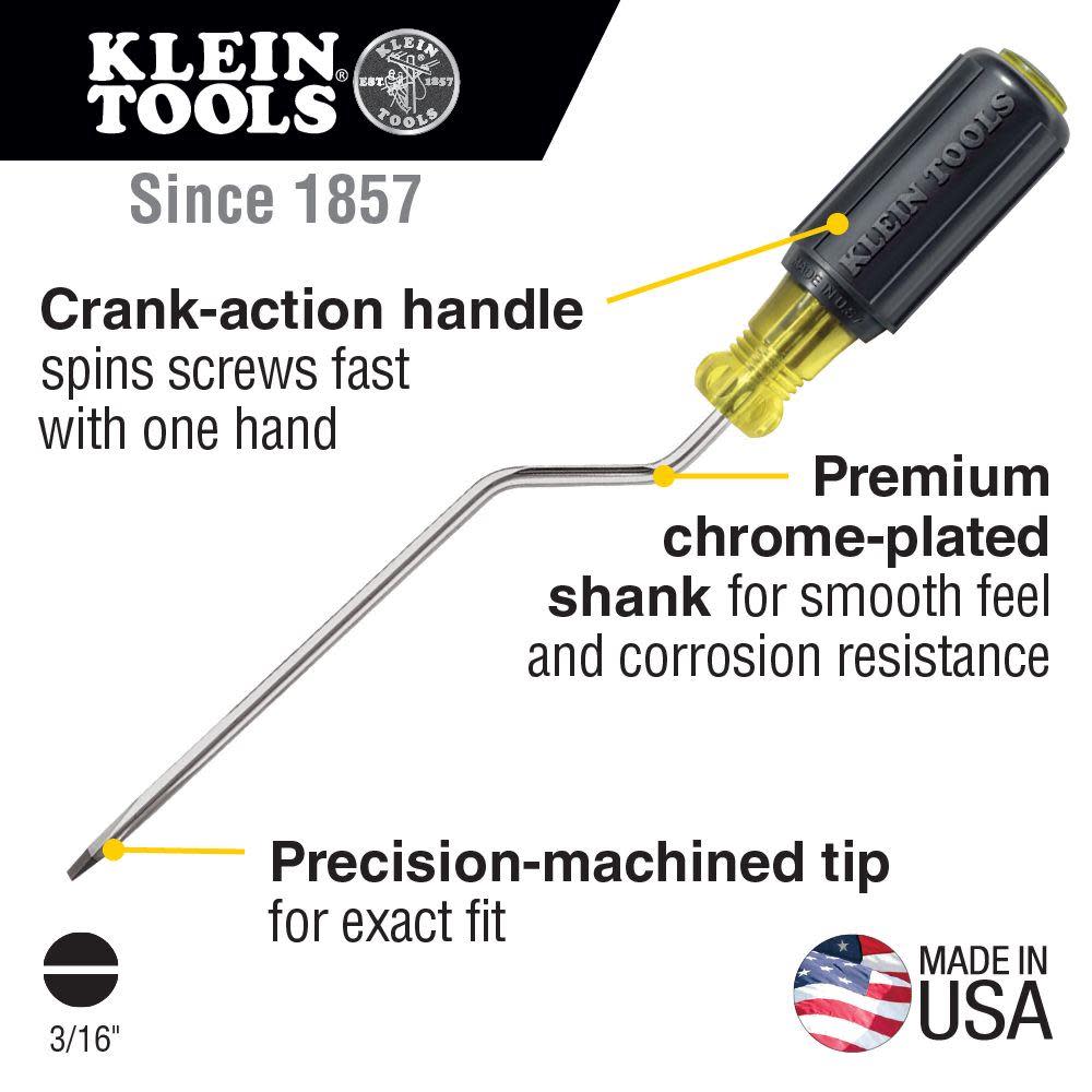 Klein Tools 3/16″ Cab Rapi-Driv Screwdriver - Ascmtools