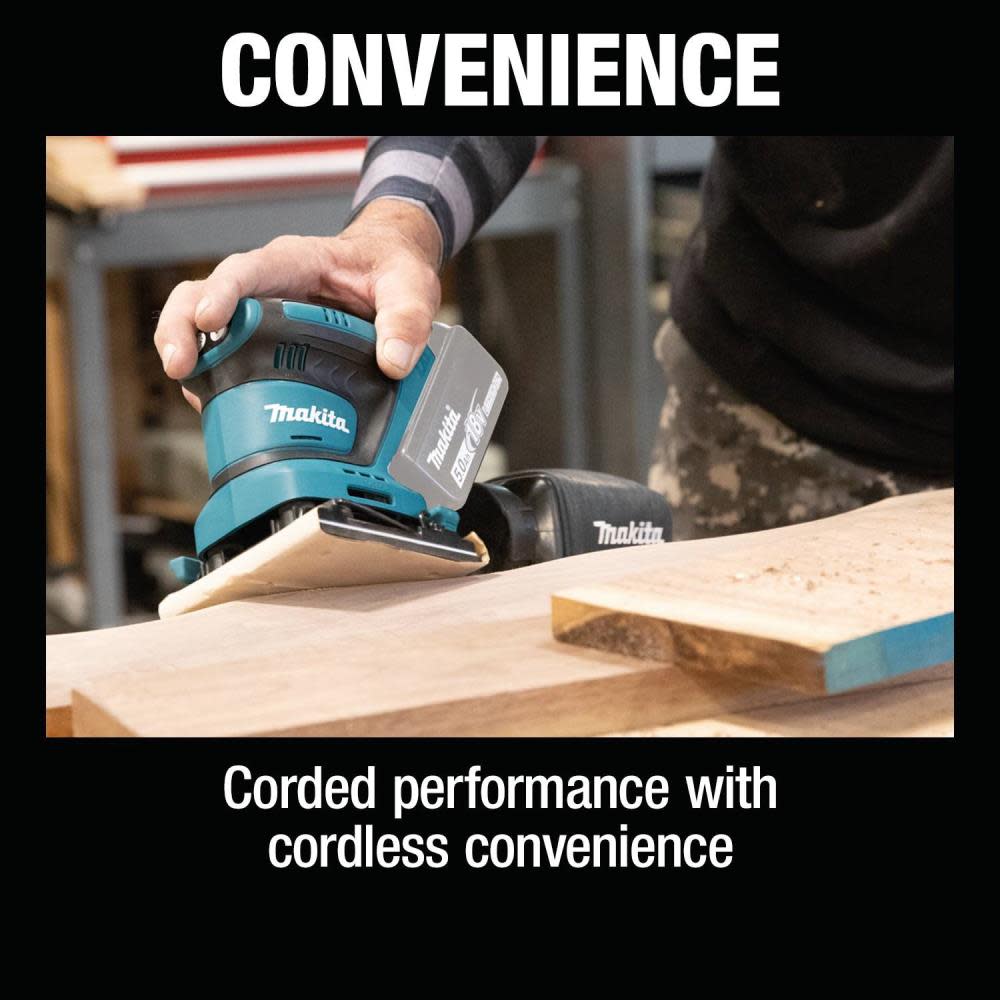 Makita 18V LXT Cordless 1/4 Sheet Finishing Sander Bare Tool - Ascmtools