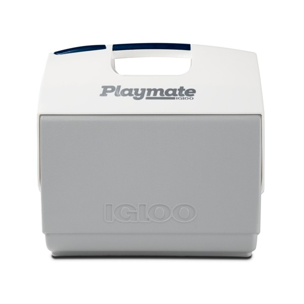 Igloo Maxcold Playmate Elite Hard Cooler Ash Gray/Aegean Sea 16qt - Ascmtools