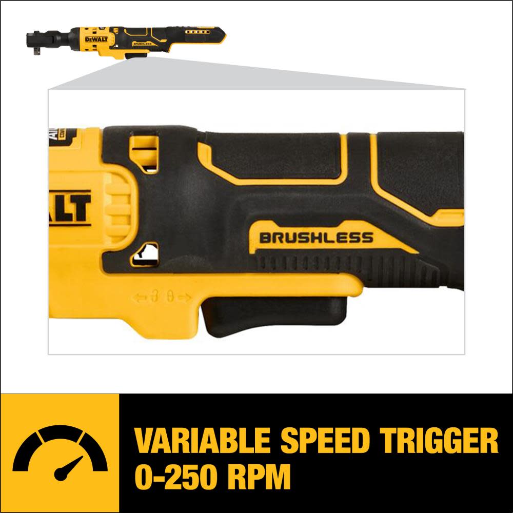 DEWALT ATOMIC 20V MAX Ratchet Kit Brushless 3/8″ - Ascmtools