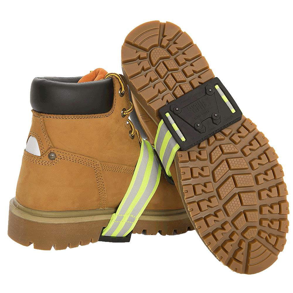 Due North Stud Mid-Sole Footwear Traction Aid Tungsten Carbide Spikes Universal Unisex Black/Green - Ascmtools