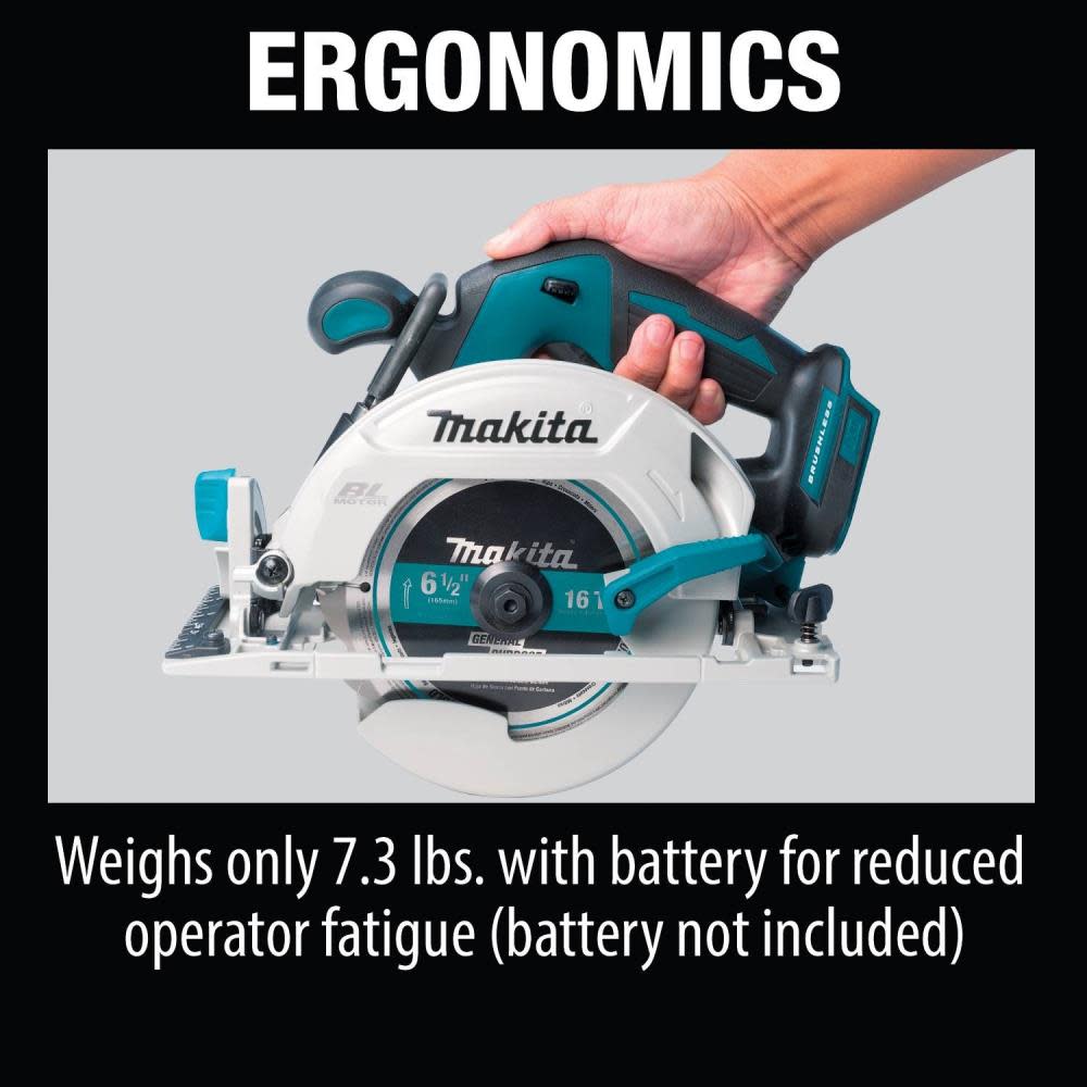 Makita 18V LXT Lithium-Ion Brushless Cordless 6-1/2 in. Circular Saw (Tool only) - Ascmtools