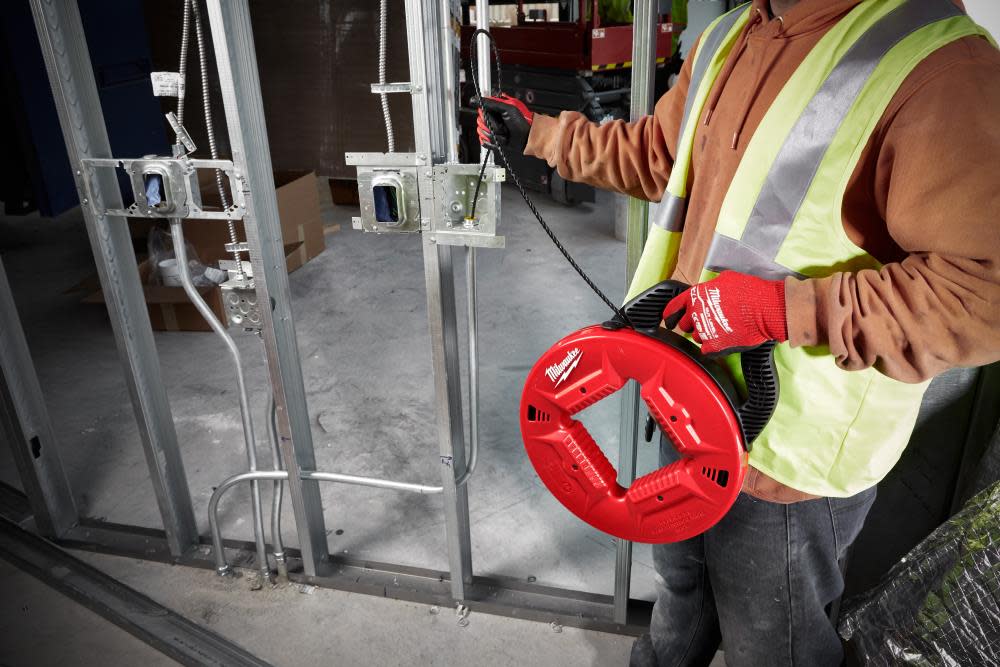 Milwaukee 100 Ft. Polyester Fish Tape with Non-Conductive Tip - Ascmtools