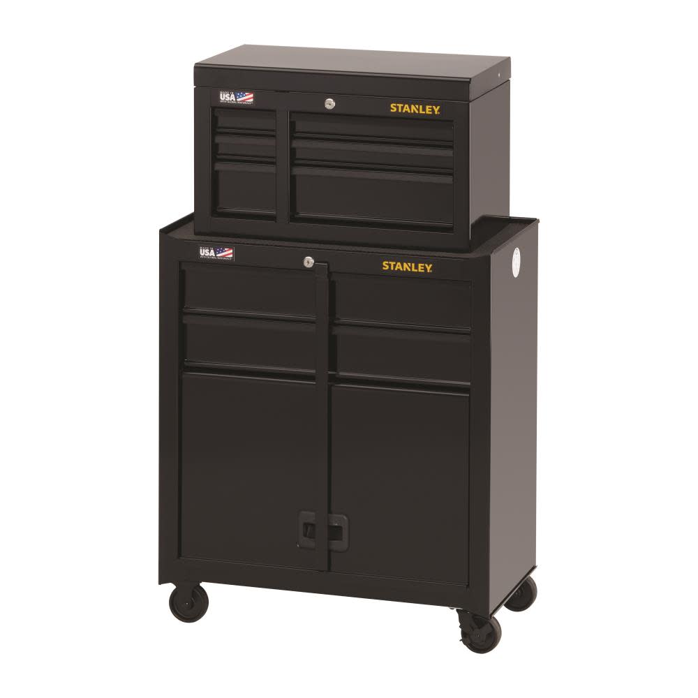 Stanley 26 in. W 100 Series 5-Drawer Tool Chest & Cabinet - Ascmtools