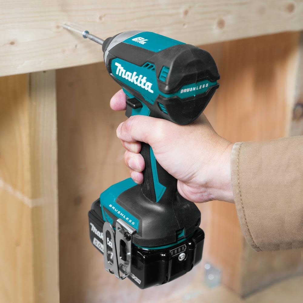 Makita 18V LXT Lithium-Ion Brushless Cordless Impact Driver Kit (5.0Ah) - Ascmtools