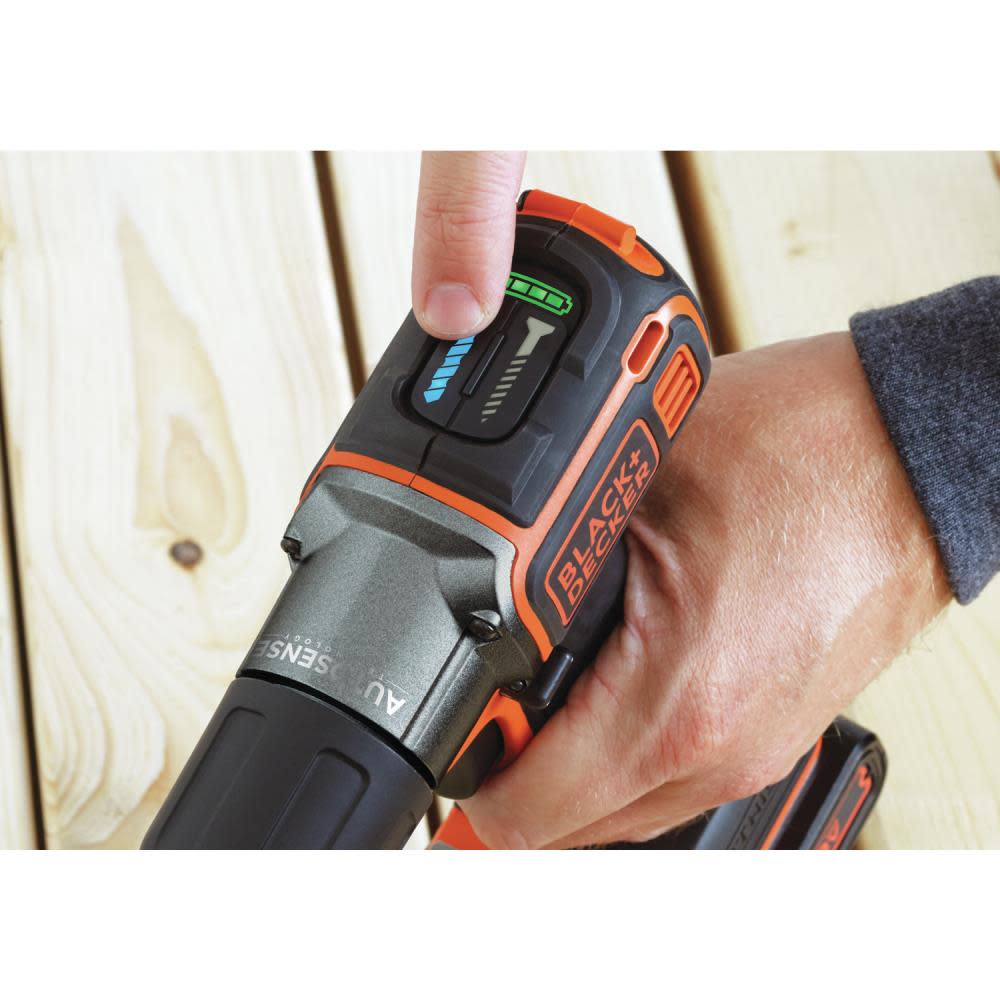 Black and Decker 20V MAX Lithium Ion (Li-ion) 3/8-in Cordless Drill with Battery Kit - Ascmtools