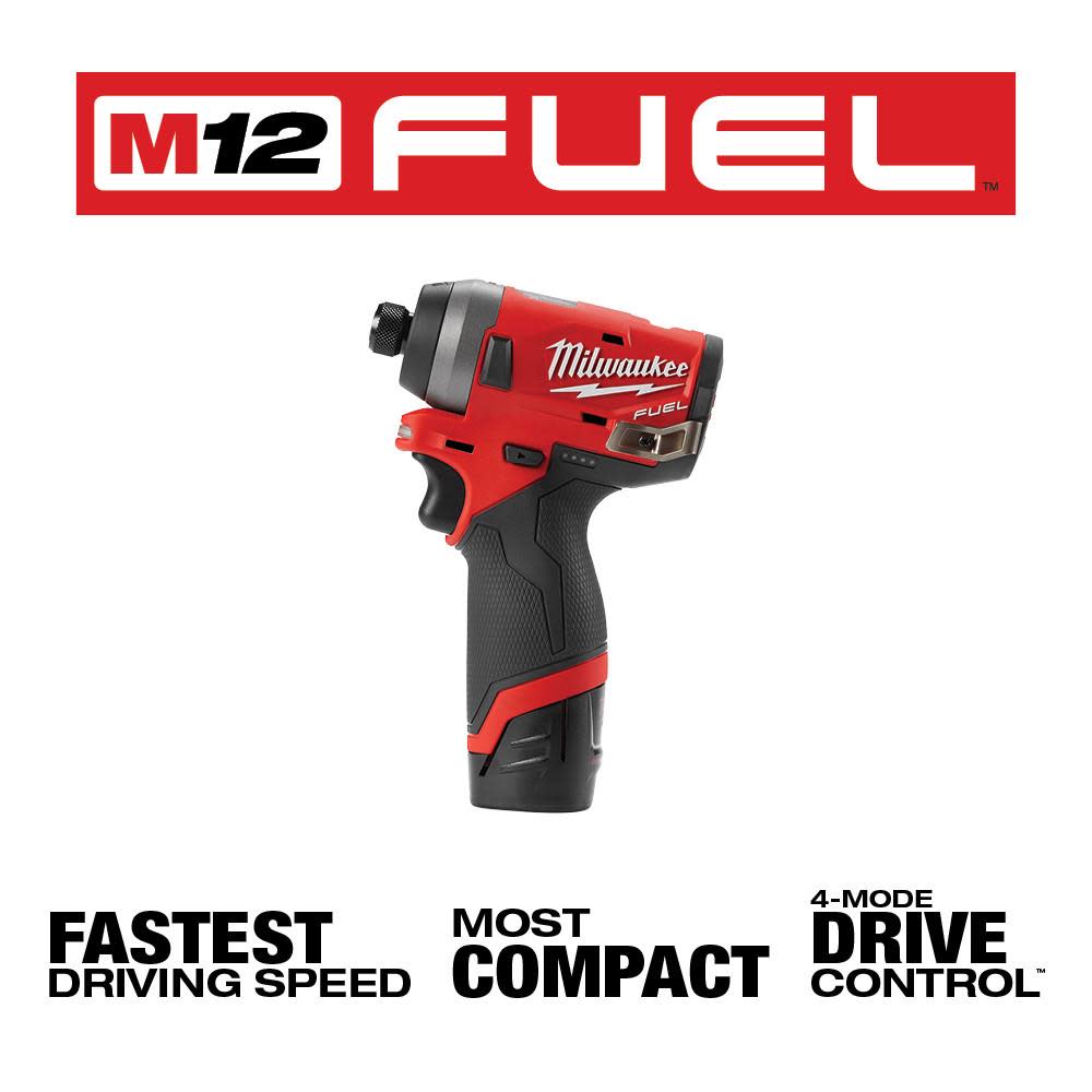 Milwaukee M12 FUEL 2 Tool Combo Kit - Ascmtools