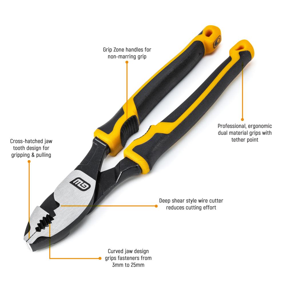 GEARWRENCH Pitbull Mixed Plier Set Dual Material 4pc - Ascmtools