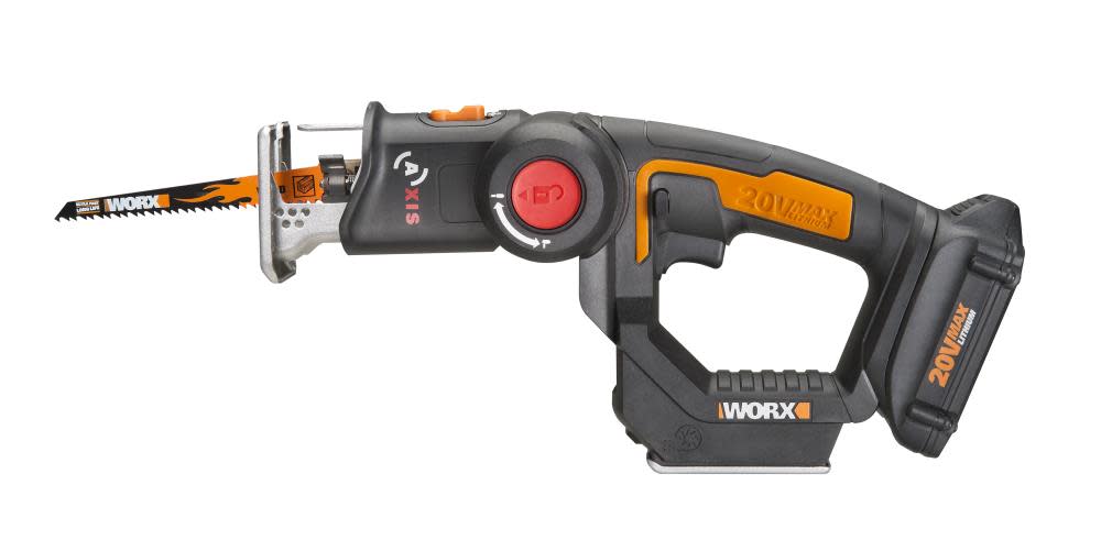 Worx POWER SHARE 20V AXIS 2 in 1 Reciprocating Saw & Jigsaw Kit - Ascmtools