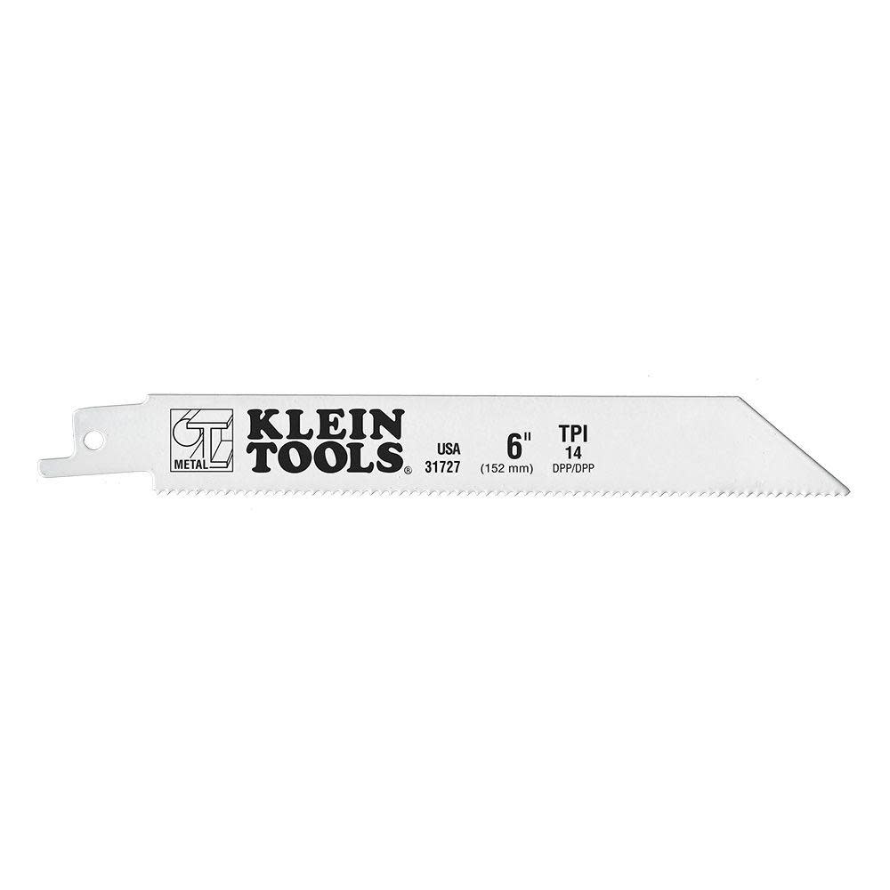 Klein Tools Recip. Saw Blades 6″ 14 TPI-5 Pk - Ascmtools