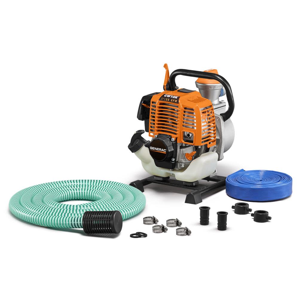 Generac CW10K Clean Water Pump with Hose Kit - Ascmtools