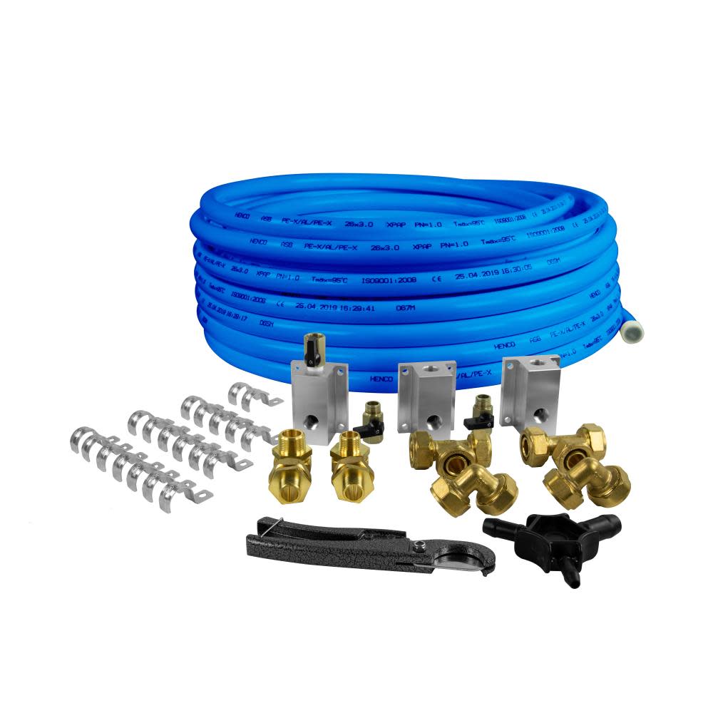 Industrial Air 3/4 in. x 100 ft. Aluminum Flexible Compressed Air Piping System - Ascmtools