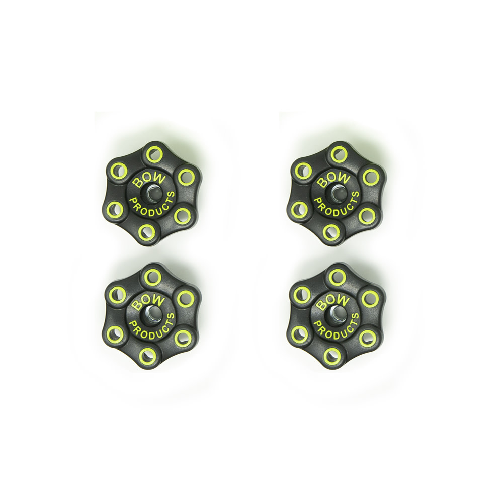 Bow Products 2-3/8″ Diameter Jig & Hardware Knob 4pc - Ascmtools