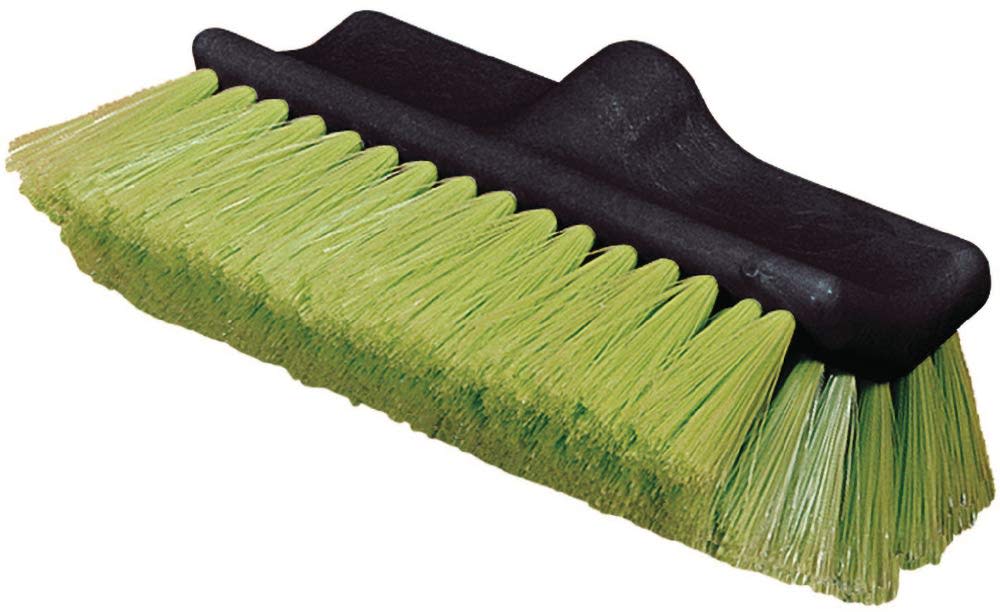 Carlisle Flo-Thru Dual Surface Wash Brush with Nylex Bristles 10″ – Green - Ascmtools