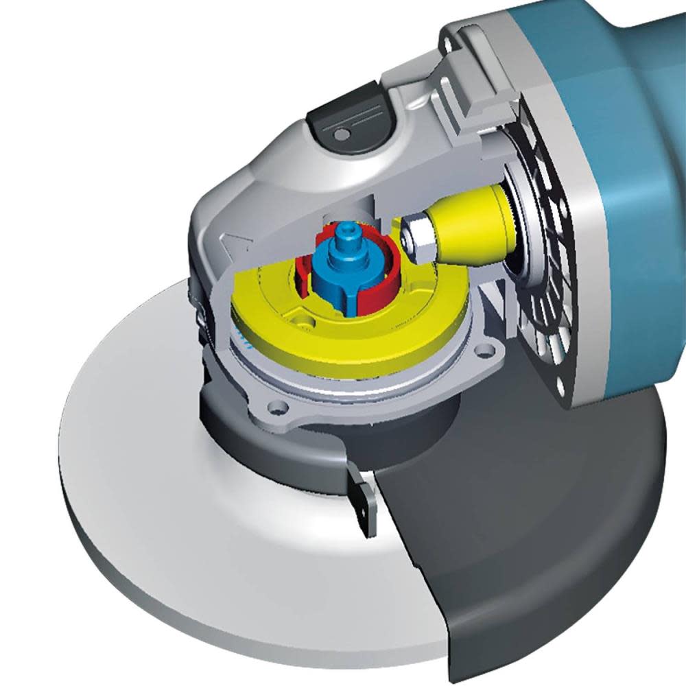 Makita 7 In. SJSII Angle Grinder with No Lock-On Switch - Ascmtools