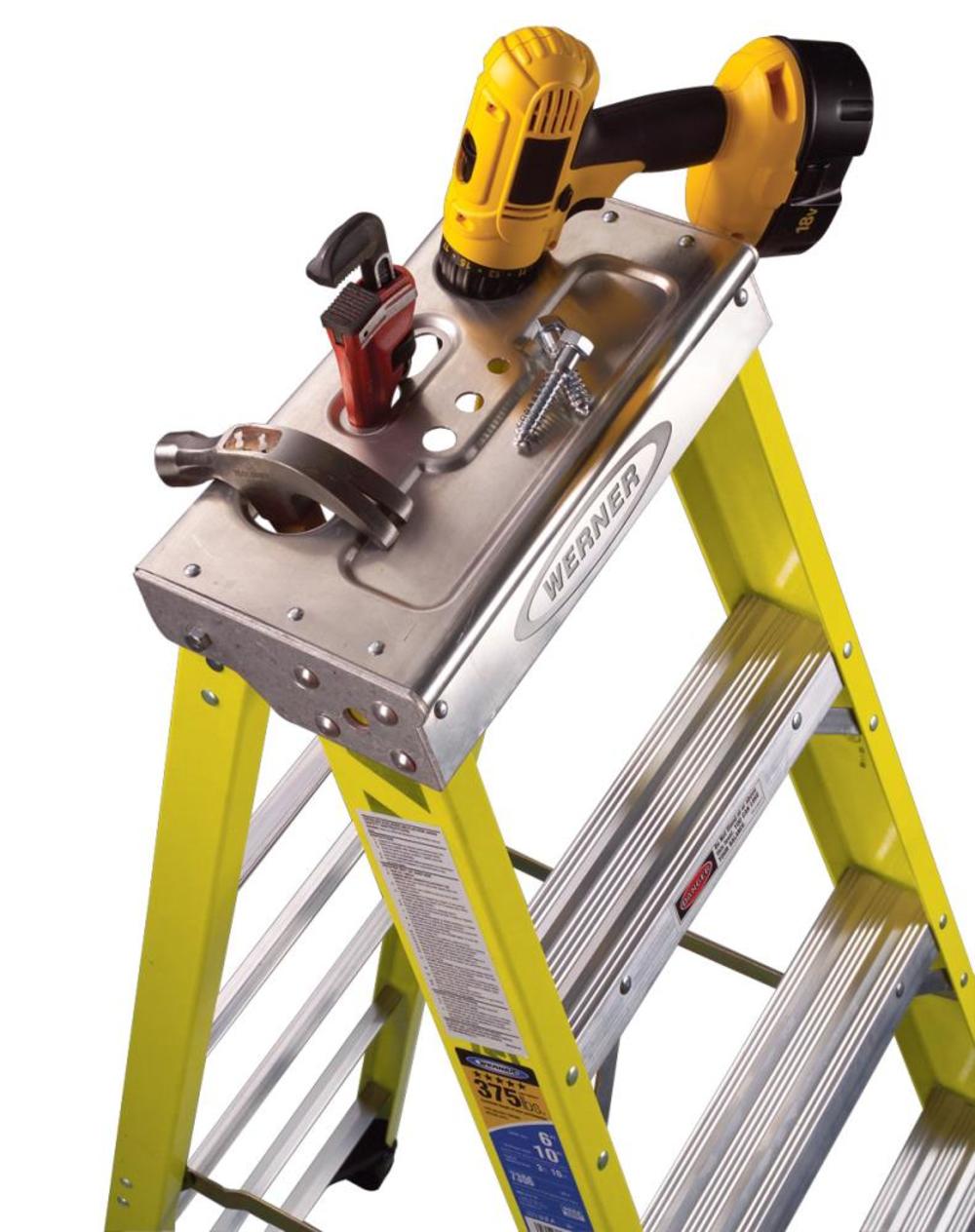 Werner 6 Ft. Type IAA Fiberglas Step Ladder - Ascmtools