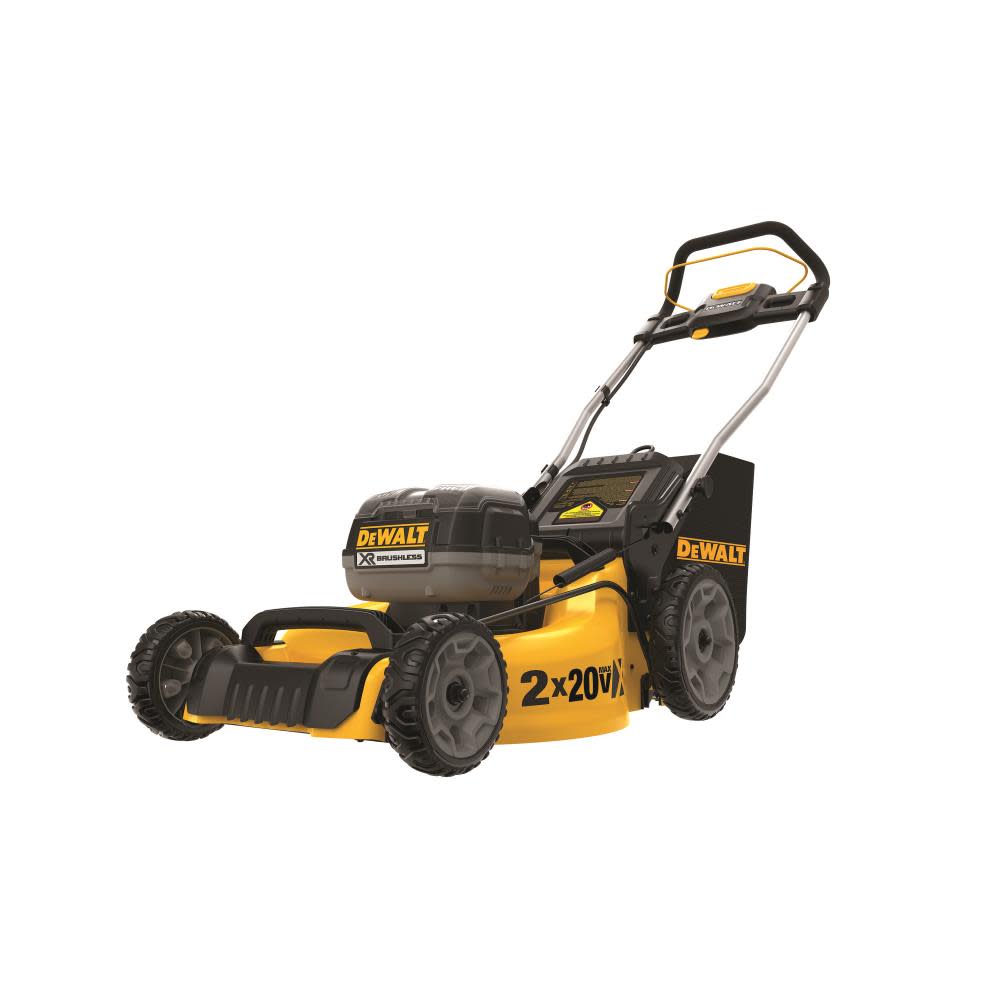 DEWALT 2x 20V MAX* Brushless 3-in-1 Cordless Lawn Mower (2 x 5.0 Ah) - Ascmtools