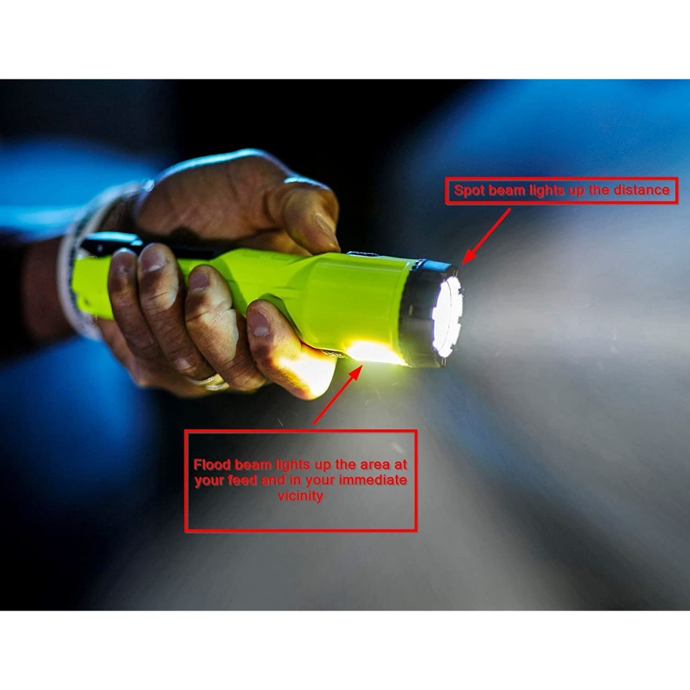 Streamlight Dualie 3AA Yellow Intrinsically Safe Multi-Function Flashlight - Ascmtools