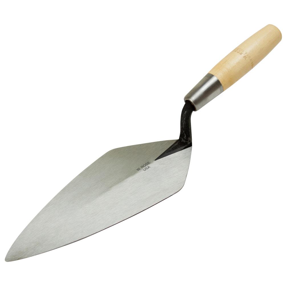 Kraft Tool Co 13 In. Narrow London Brick Trowel with 6 In. Wood Handle - Ascmtools