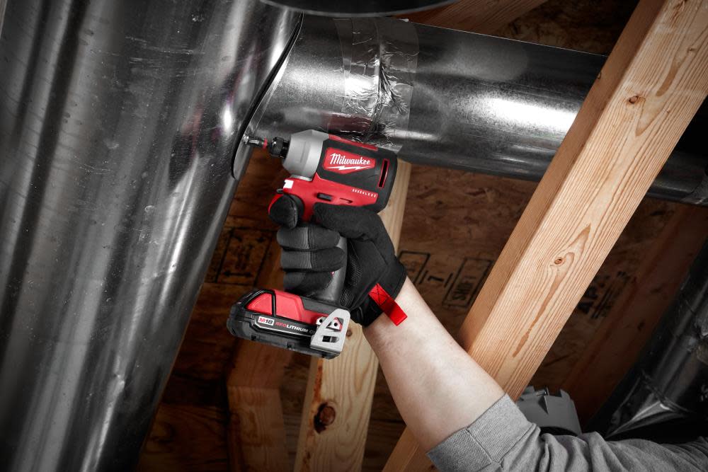 Milwaukee M18 Compact Brushless 1/4 in. Hex Impact Driver Reconditioned - Ascmtools