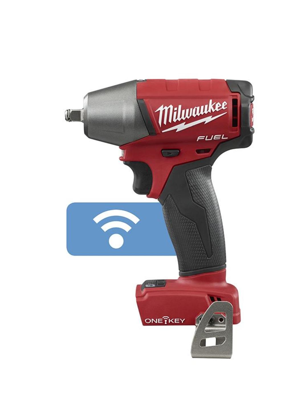 Milwaukee M18 FUEL 3/8 in. Compact Impact Wrench with Friction Ring with ONE-KEY - Ascmtools