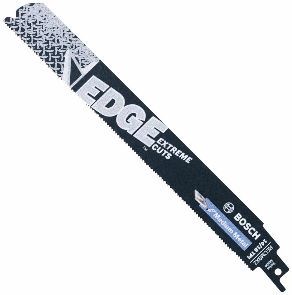Bosch 5 pc. 9 In. 14/18 TPI Edge Reciprocating Saw Blades for Medium Metal - Ascmtools