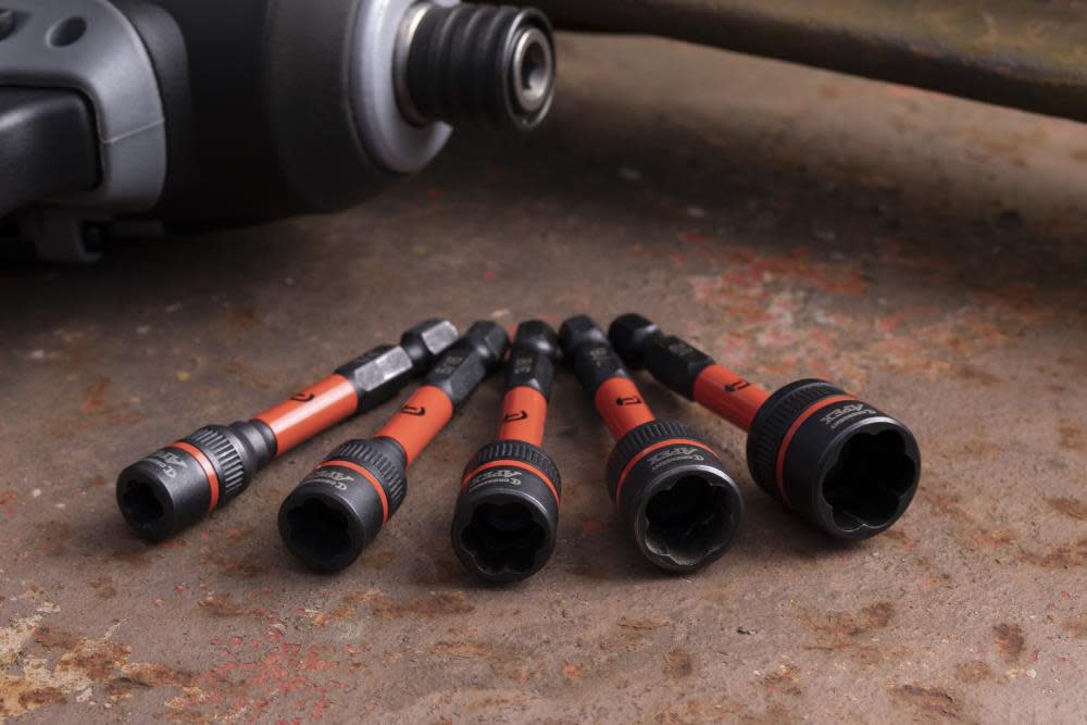 Crescent APEX Bolt Biter Impact Nut Extractor and Driver Set 5pc - Ascmtools