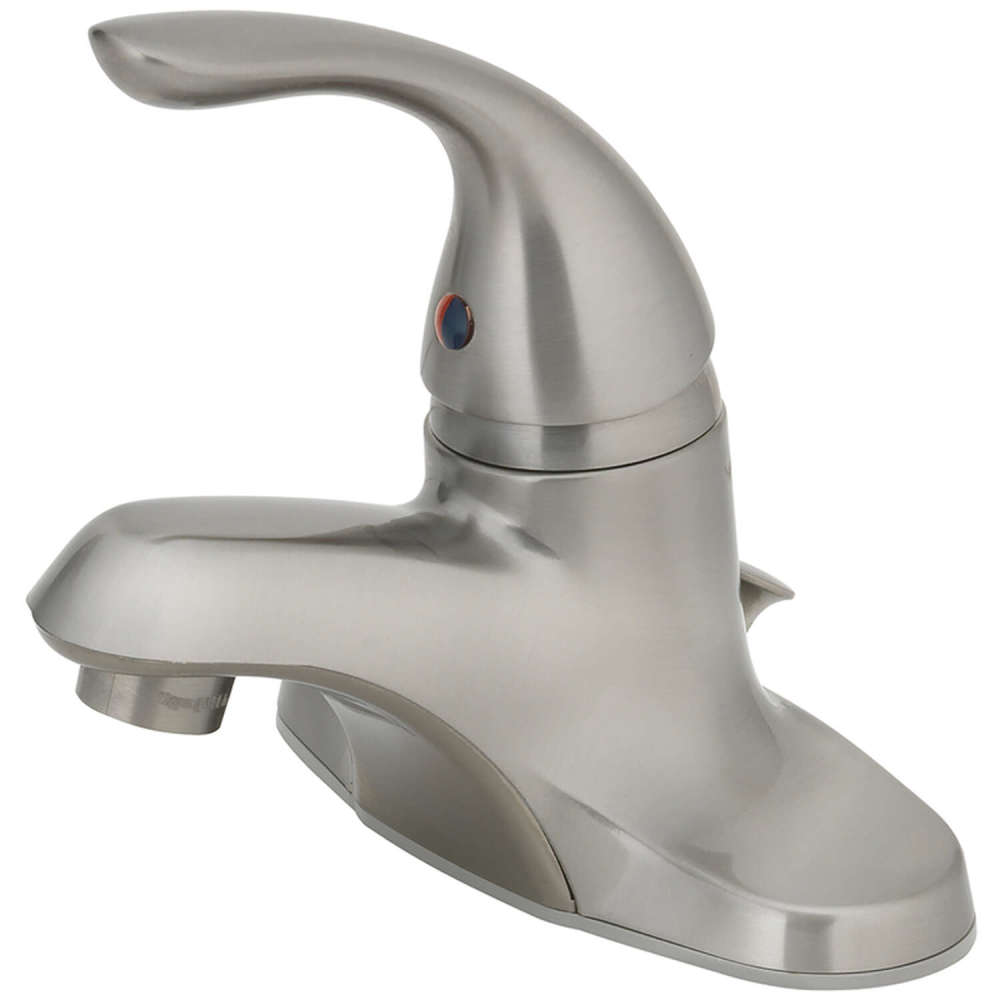 Oakbrook Bathroom Sink Faucet One Handle Brushed Nickel - Ascmtools
