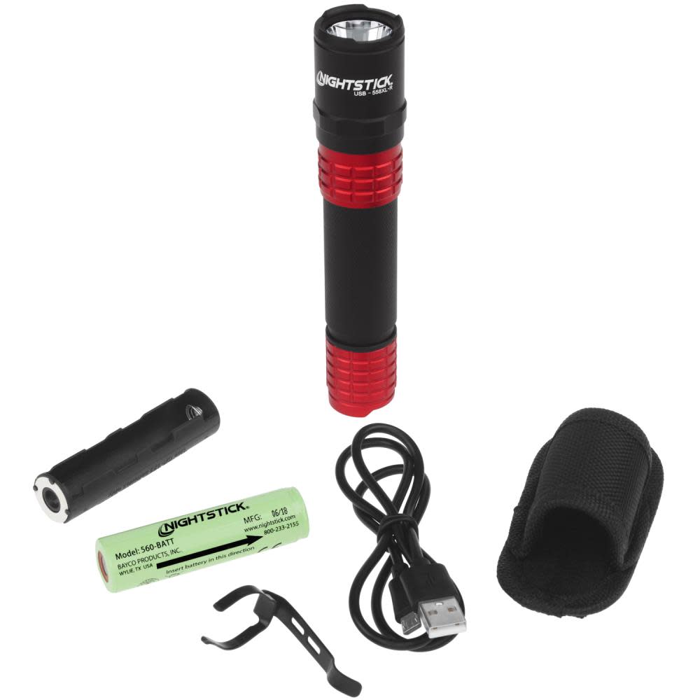 Nightstick USB Tactical Flashlight Rechargeable - Ascmtools