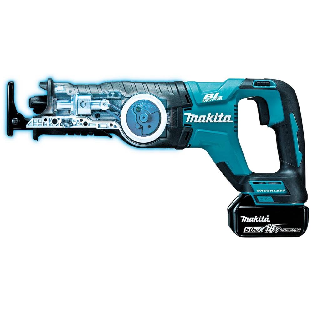Makita 18V LXT Lithium-Ion Brushless Cordless Recipro Saw Kit (5.0Ah) - Ascmtools