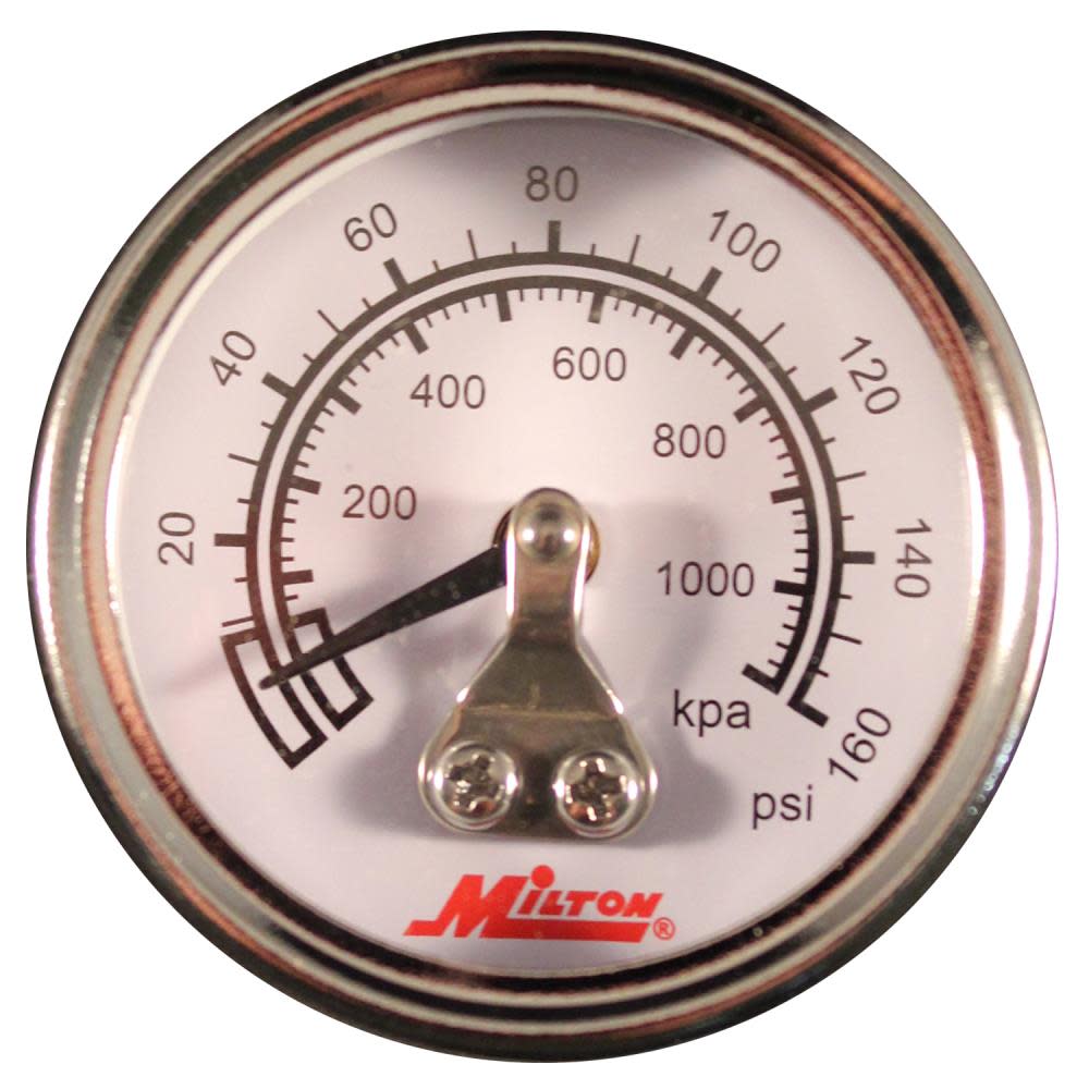 Milton Mini High Pressure Gauge 1/8 In. NPT - Ascmtools