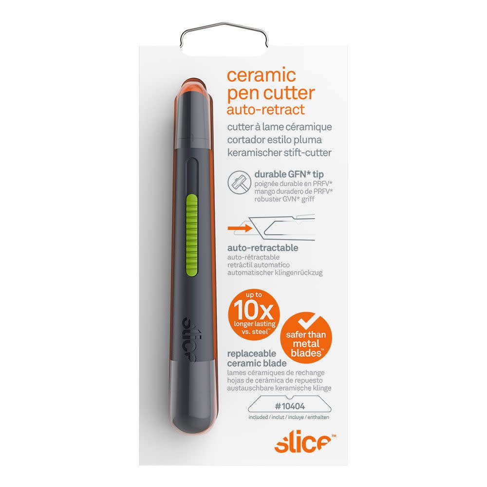 Slice Pen Cutter Auto Retractable Zirconium Oxide Blade - Ascmtools