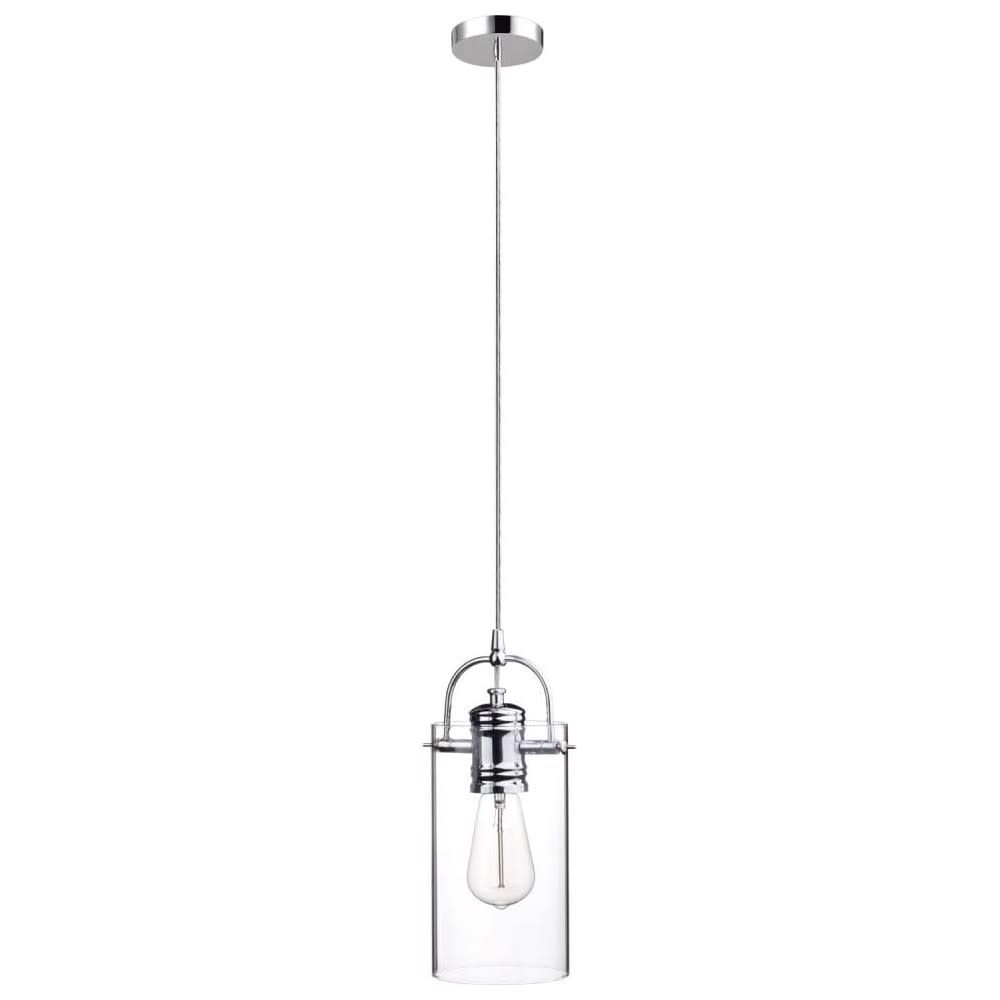 Globe Electric J Pendant Light Chrome 60W E26 1 Light - Ascmtools