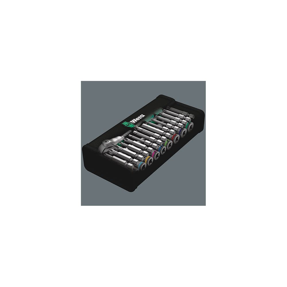 Wera Tools 28pc 1/4″ Drive 8100 SA 9 Zyklop Speed Ratchet Set - Ascmtools