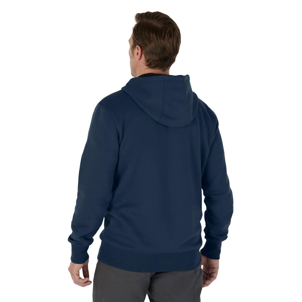 Milwaukee Midweight Pullover Hoodie Blue Large - Ascmtools
