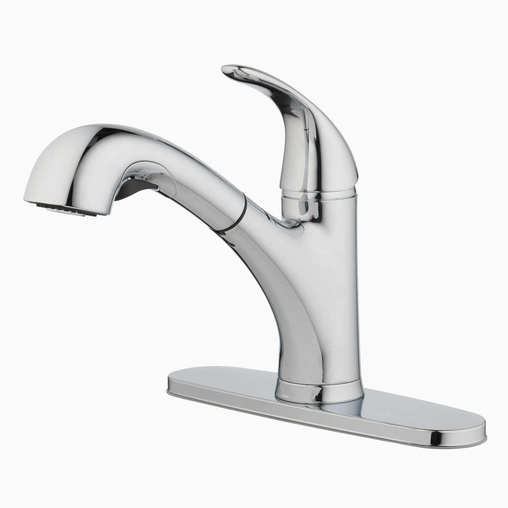 Oakbrook Pacifica Kitchen Faucet One Handle Brushed Nickel - Ascmtools