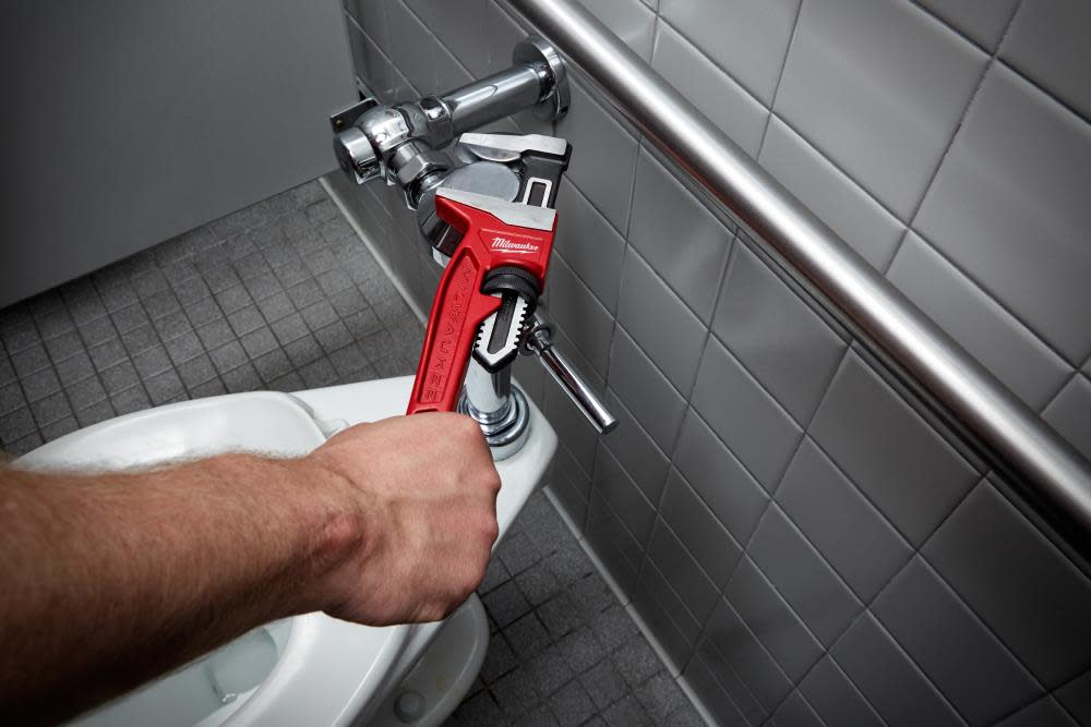 Milwaukee 12 in. Smooth Jaw Pipe Wrench - Ascmtools