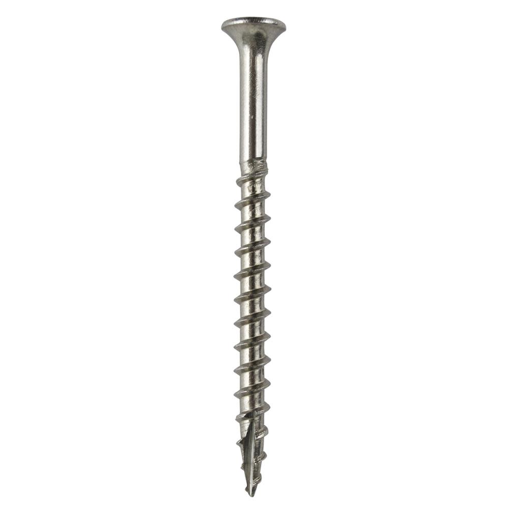 Grip Rite PrimeGuard Max 1-Lb Box #10 x 2.5-in Countersinking-Head Stainless Steel Star-Drive Deck Screws - Ascmtools